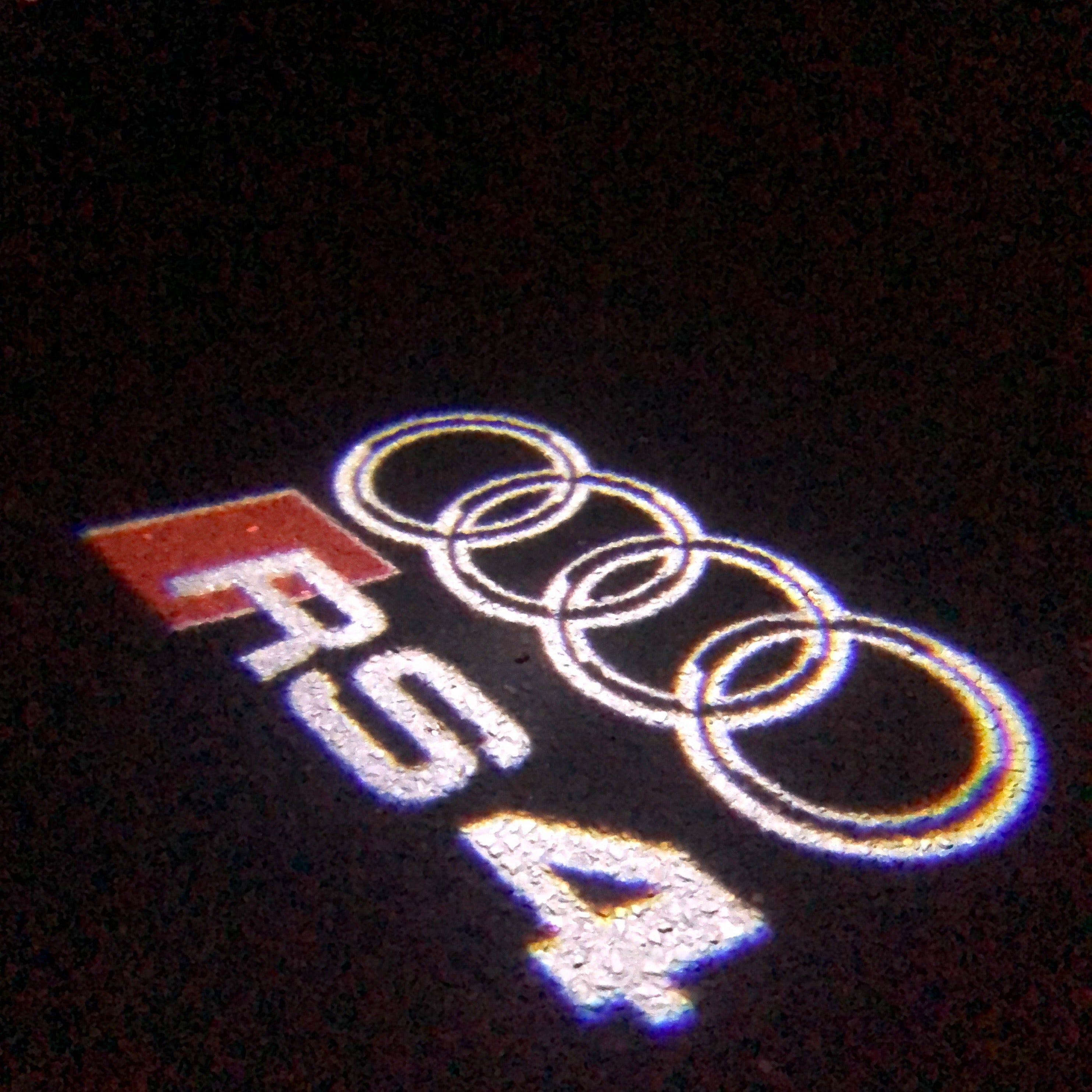 AUDI LOGO مشروع الاضواء Nr.130 (الكمية 1 = 2 من Filo Films / Los lights)