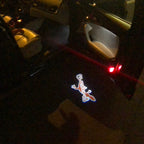 AUDI QUATTRO GECKO LOGO PROJECTOR LIGHTS Nr.63 (الكمية 1 = 2 فيلم شعار / 2 باب)