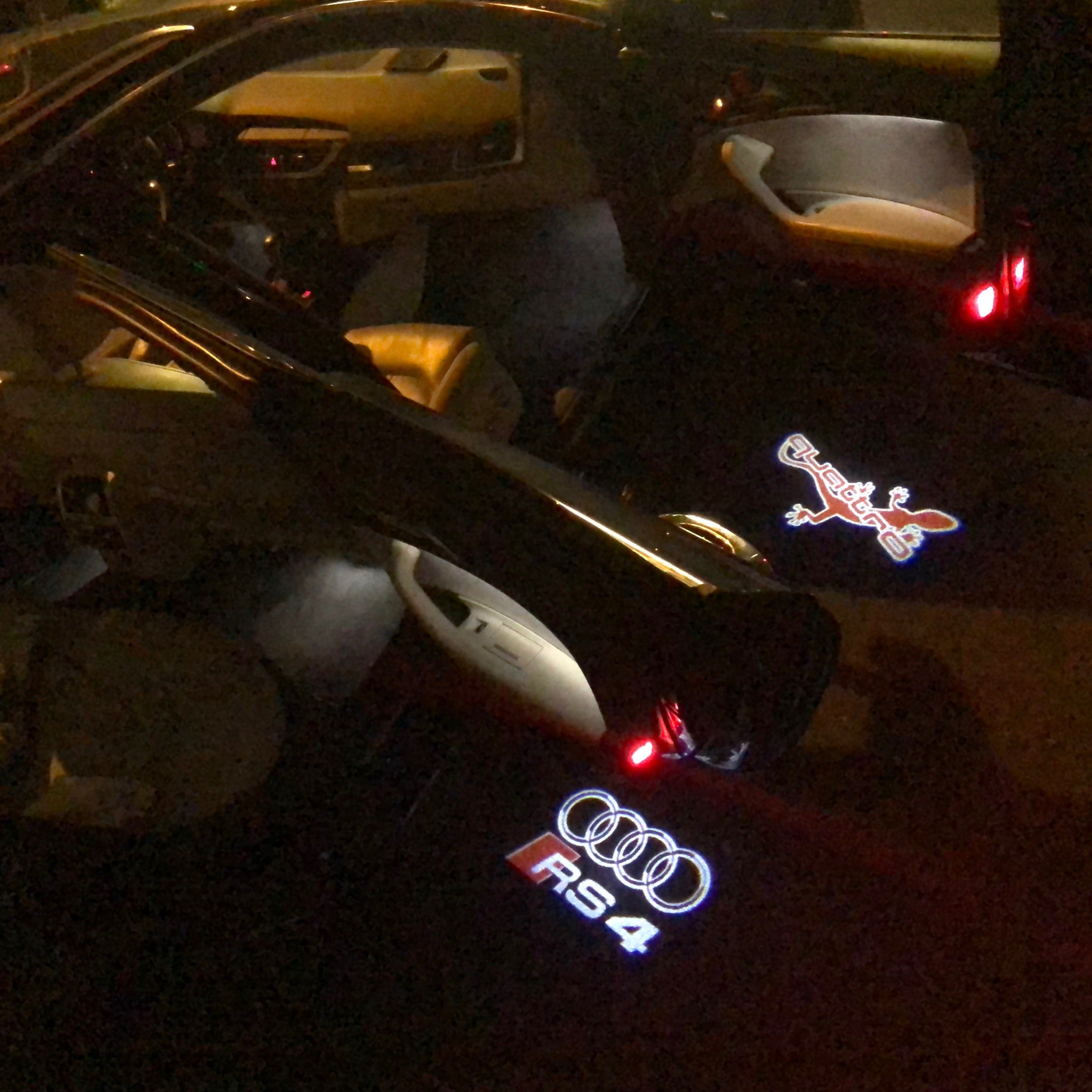 AUDI LOGO مشروع الاضواء Nr.130 (الكمية 1 = 2 من Filo Films / Los lights)