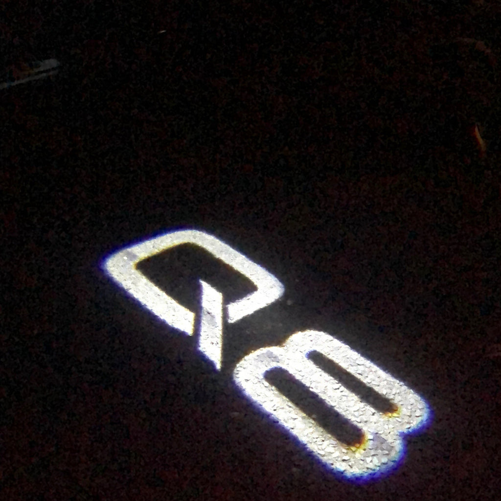 AUDI LOGO PROJECTOT LIGHTS Nr.102 (الكمية 1 = 2 شعار الأفلام / 2 أضواء الباب)