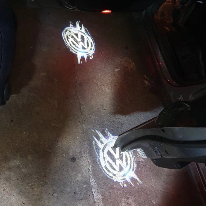 Fokkswagen Loophen Logاءة Logo Nr. 146 (الكمية 1 = 2 شعاري شعاري / 2 أضواء)