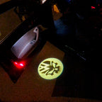 شعار فولكس فاجن أضواء الباب رقم. 15 (الكمية 1 = 2 فيلم شعار / 2 مصباح باب