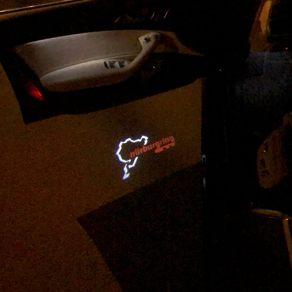 فولكس واجن باب أضواء GTI NÜRBURGRING الشعار رقم 67 (كمية 1 = 2 شعار الأفلام / 2 من قبل الأضواء)