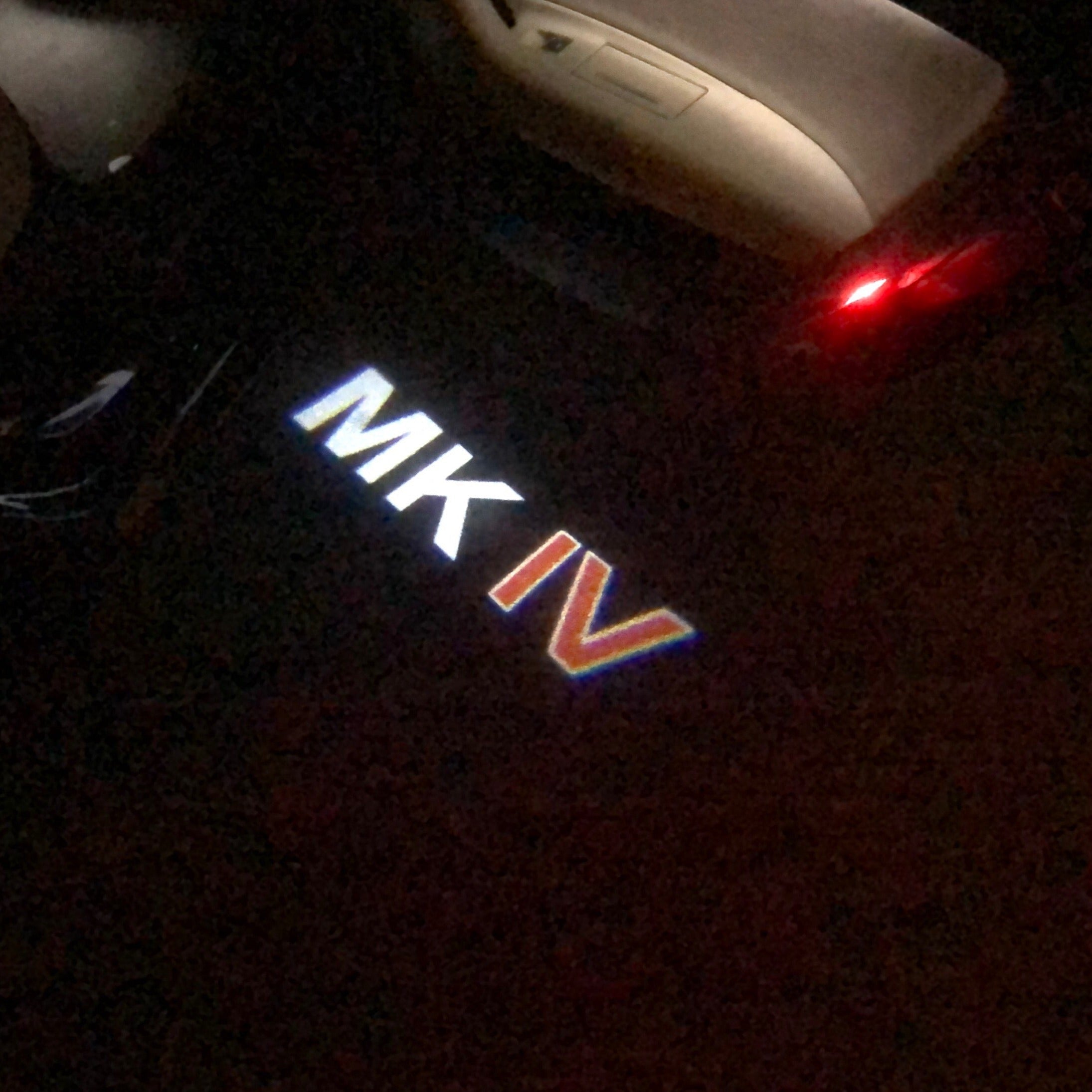 Volkswagen Door lights MK4  Logo  Nr. 89  (quantity 1 = 2 Logo Films /2 door lights）