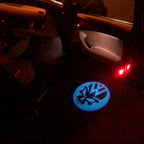 Volkswagen Door lights Skull Logo  Nr. 17  (quantity 1 = 2 Logo Films /2 door lights）