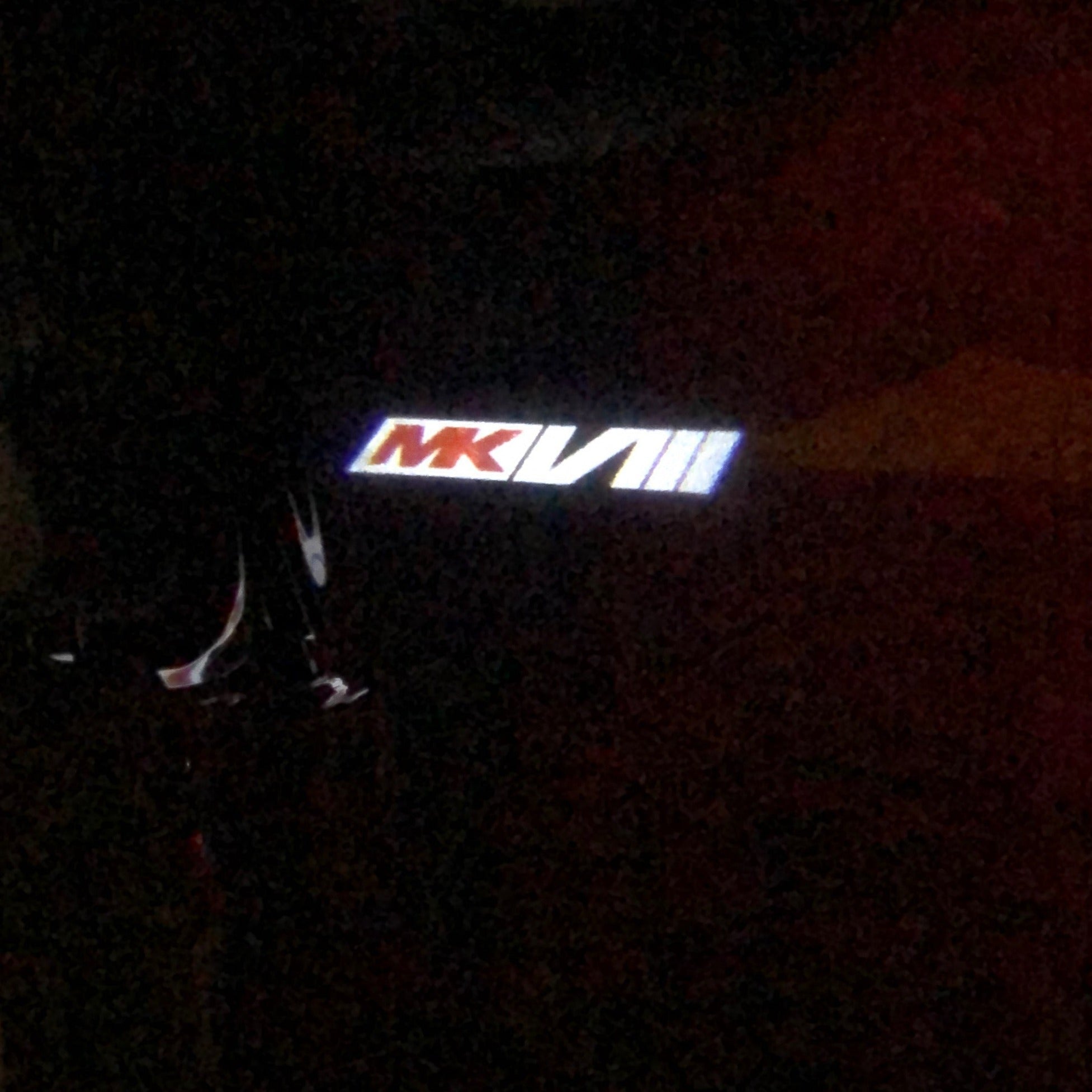 Volkswagen Door lights MK8   Logo  Nr. 105 (quantity 1 = 2 Logo Films /2 door lights）