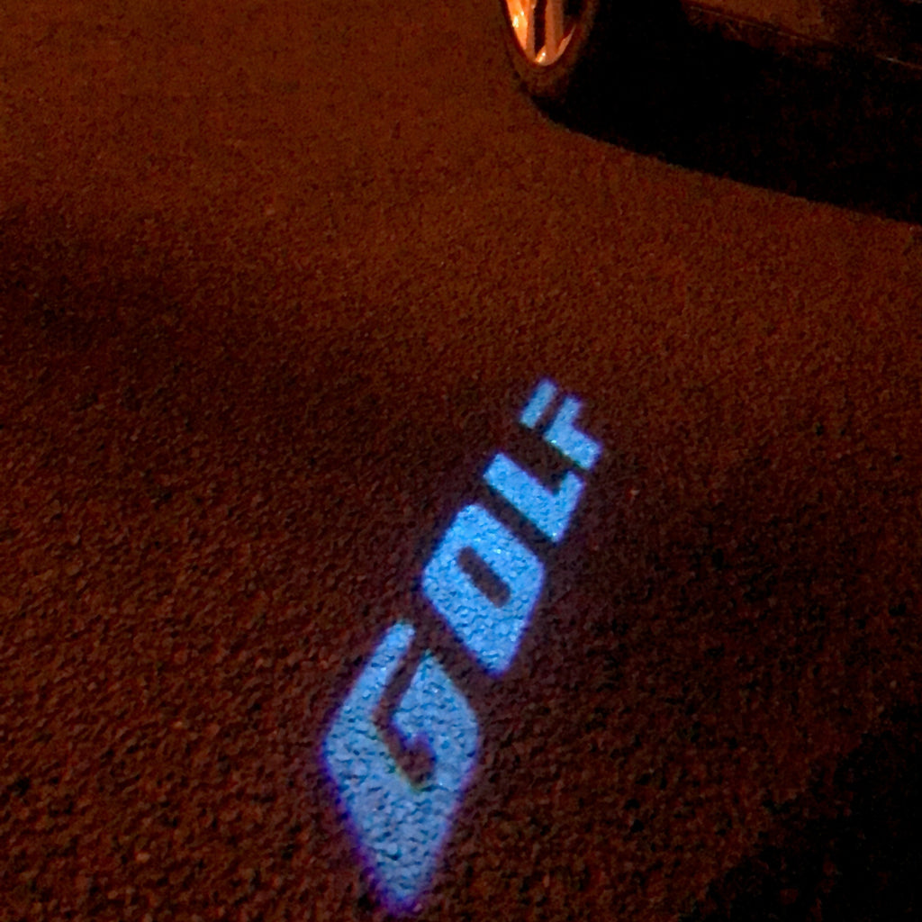 Fokswagen لباب GOLF Logo Nr. 49 (الكمية 1 = 2 Logo Films /2 Los lighs)