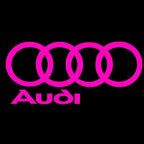 أضواء جهاز عرض شعار AUDI رقم 06 (الكمية 1 = 2 فيلم شعار / 2 مصباح باب)
