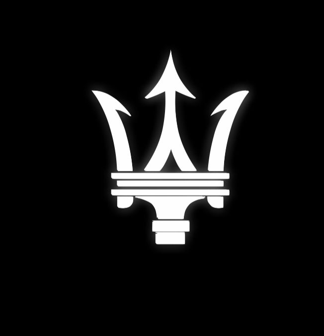 مازيراتي LOGO PROJECROTR أضواء Nr.01 (الكمية 1 = 1 مجموعات / 2 أضواء الباب)