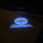 Land Rover LOGO PROJECROTR LIGHTS Nr.04 (الكمية 1 = 1 مجموعة / 2 أضواء باب)