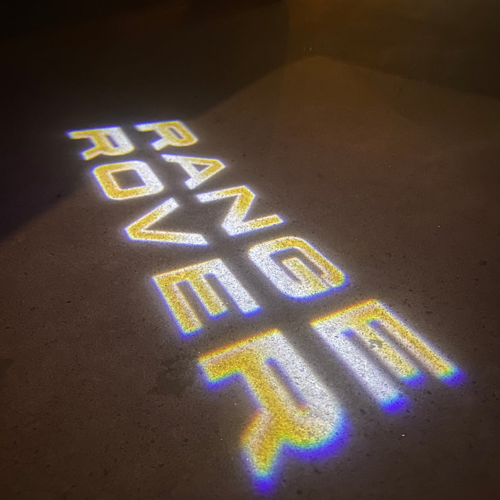 Land Rover LOGO PROJECROTR LIGHTS Nr.04 (الكمية 1 = 1 مجموعة / 2 أضواء باب)