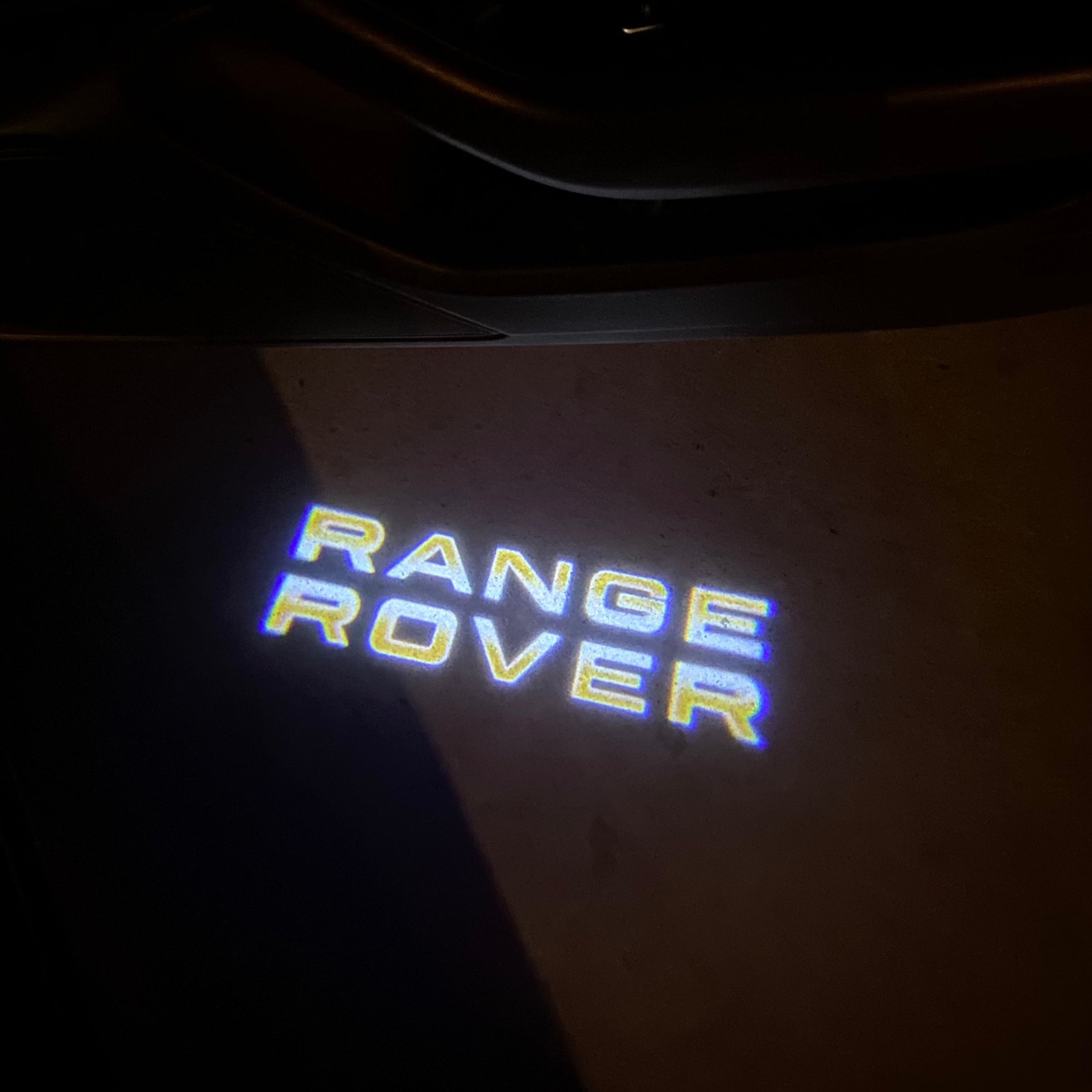Land Rover LOGO PROJECROTR LIGHTS Nr.04 (الكمية 1 = 1 مجموعة / 2 أضواء باب)