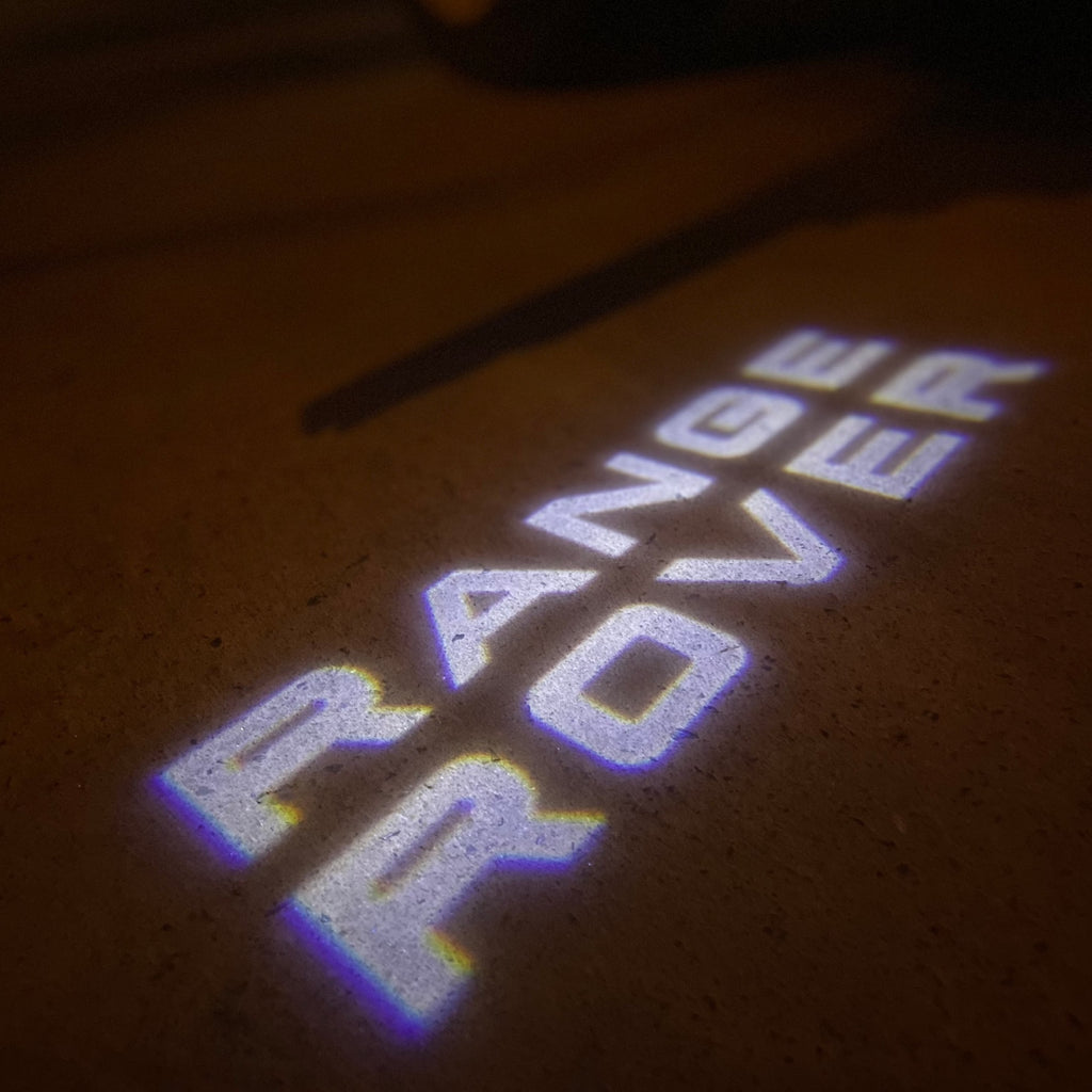 Land Rover LOGO PROJECROTR LIGHTS Nr.04 (الكمية 1 = 1 مجموعة / 2 أضواء باب)