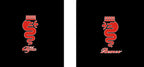 Alfa Romeo Biscione snake LOGO PROJECTOT LIGHTS Nr.66 (quantity  1 =  2 Logo Film /  2 door lights)