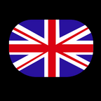 MINI  BRITISH NATIONAL FLAG WITH MINI  LOGO PROJECROTR LIGHTS Nr.46 (quantity  1 =  2 Logo Film /  2 door lights)