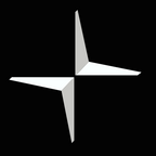 أضواء بروجكتور شعار فولفو رقم 70 (الكمية 1 = 2 شعار فيلم / 2 مصباح باب)