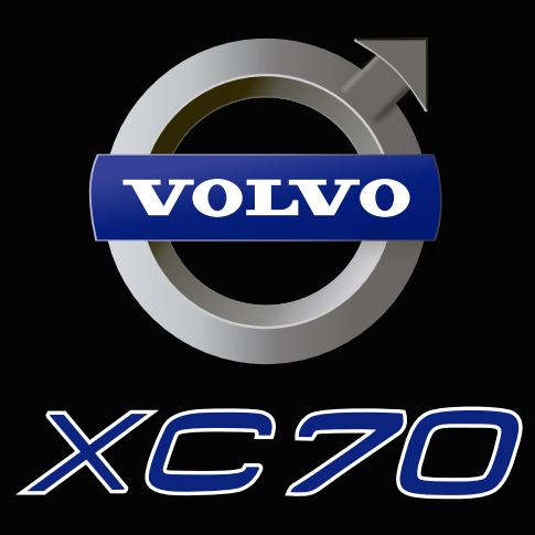 XC70 LOGO PROJECTOR LIGHTS Nr.16 (الكمية 1 = 2 شعار فيلم / 2 مصباح باب)